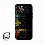 قاب گوشی آیفون 12 پرومکس (Iphone 12 Pro Max ) طرح متن کد 2332