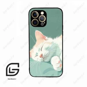 قاب گوشی آیفون 12 پرومکس (Iphone 12 Pro Max ) طرح گربه کد 2403