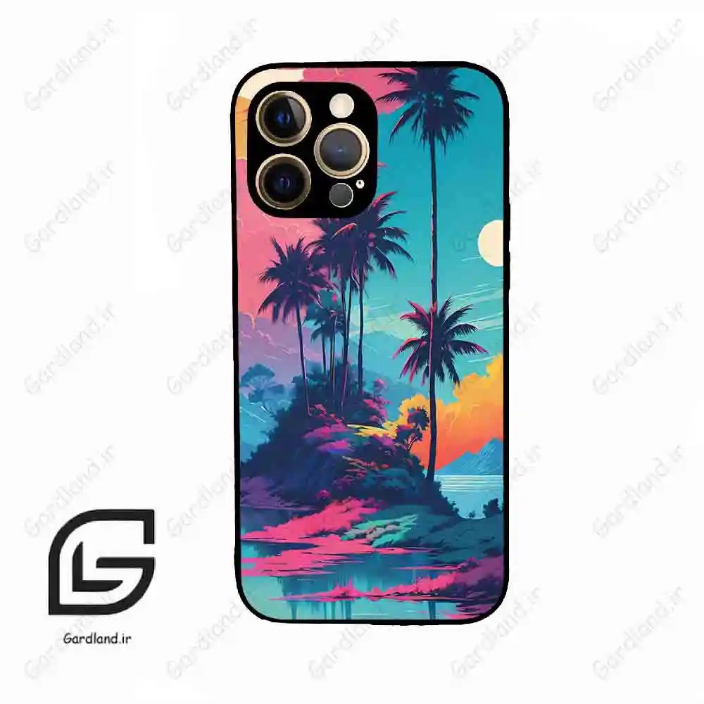 قاب گوشی آیفون 12 پرومکس (Iphone 12 Pro Max ) طرح جزیره کد 2461