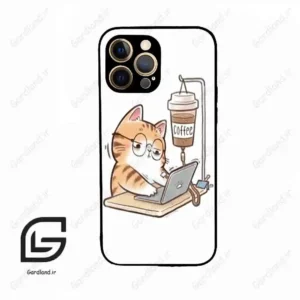 قاب گوشی آیفون 12 پرومکس (Iphone 12 Pro Max ) طرح گربه کد 2617