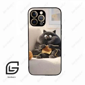 قاب گوشی آیفون 12 پرومکس (Iphone 12 Pro Max ) طرح گربه کد 2639