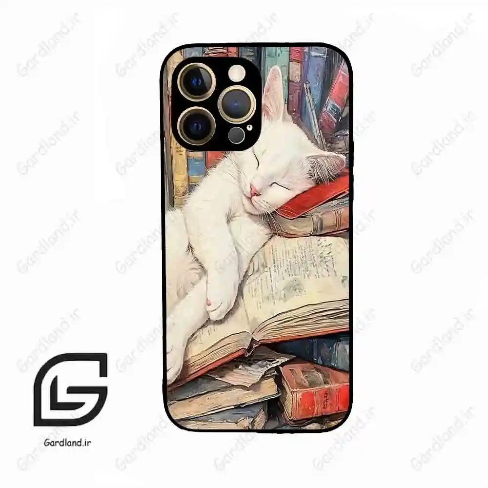 قاب گوشی آیفون 12 پرومکس (Iphone 12 Pro Max ) طرح گربه کد 2758