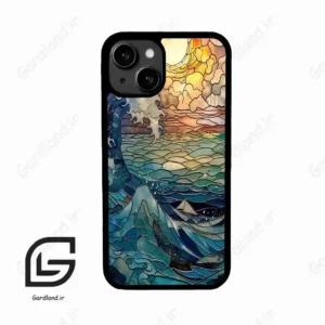 قاب گوشی آیفون 13 (Iphone 13 ) طرح موج کد 2413