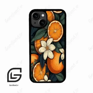 قاب گوشی آیفون 13 (Iphone 13 ) طرح پرتقالی کد 2423