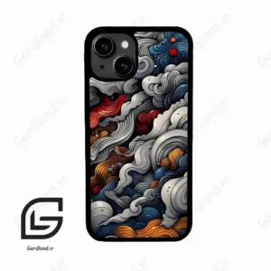 قاب گوشی آیفون 13 (Iphone 13 ) طرح ابرنگی کد 2448