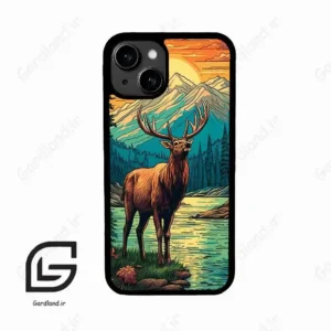 قاب گوشی آیفون 13 (Iphone 13 ) طرح گوزن کد 2471