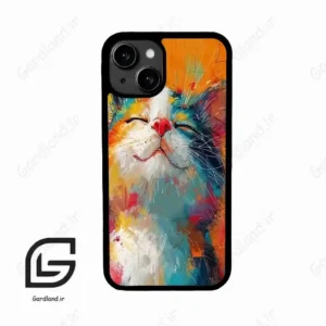 قاب گوشی آیفون 13 (Iphone 13 ) طرح گربه کد 2489