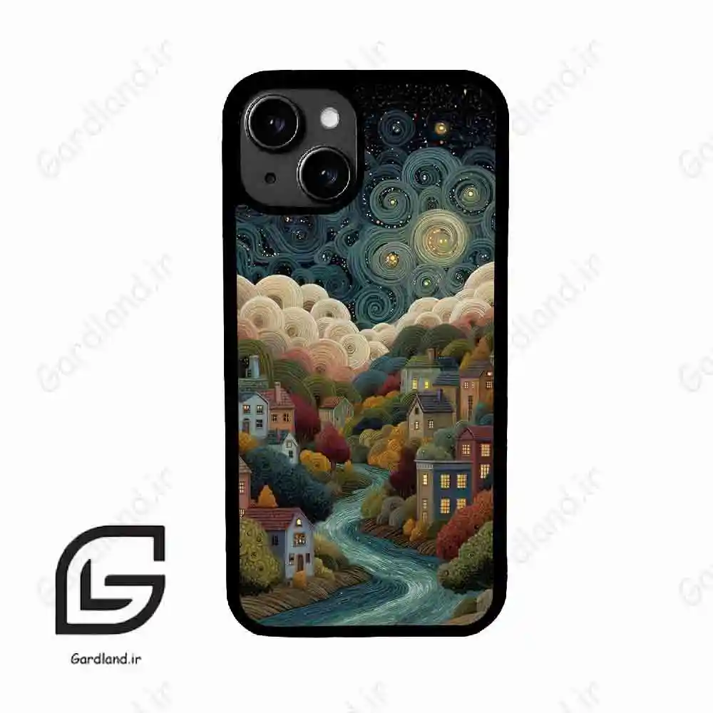 قاب گوشی آیفون 13 (Iphone 13 ) طرح دهکده کد 2736
