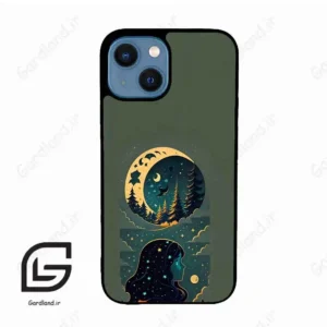 قاب گوشی آیفون 13 مینی (Iphone 13 Mini ) طرح ماه کد 2267