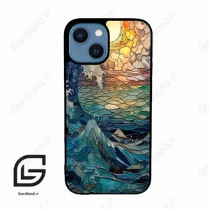 قاب گوشی آیفون 13 مینی (Iphone 13 Mini ) طرح موج کد 2413