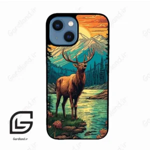 قاب گوشی آیفون 13 مینی (Iphone 13 Mini ) طرح گوزن کد 2471