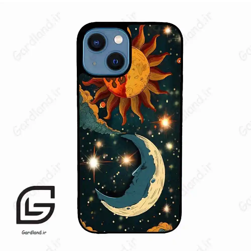 قاب گوشی آیفون 13 مینی (Iphone 13 Mini ) طرح ماه کد 2474