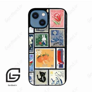 قاب گوشی آیفون 13 مینی (Iphone 13 Mini ) طرح تمبر کد 2603