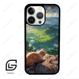 قاب گوشی آیفون 13 پرو (Iphone 13 Pro ) طرح گربه کد 2203