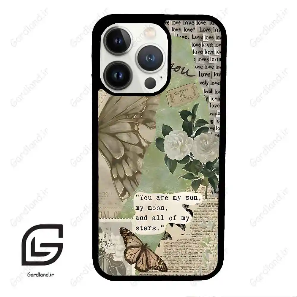 قاب گوشی آیفون 13 پرو (Iphone 13 Pro ) طرح پروانه کد 2244