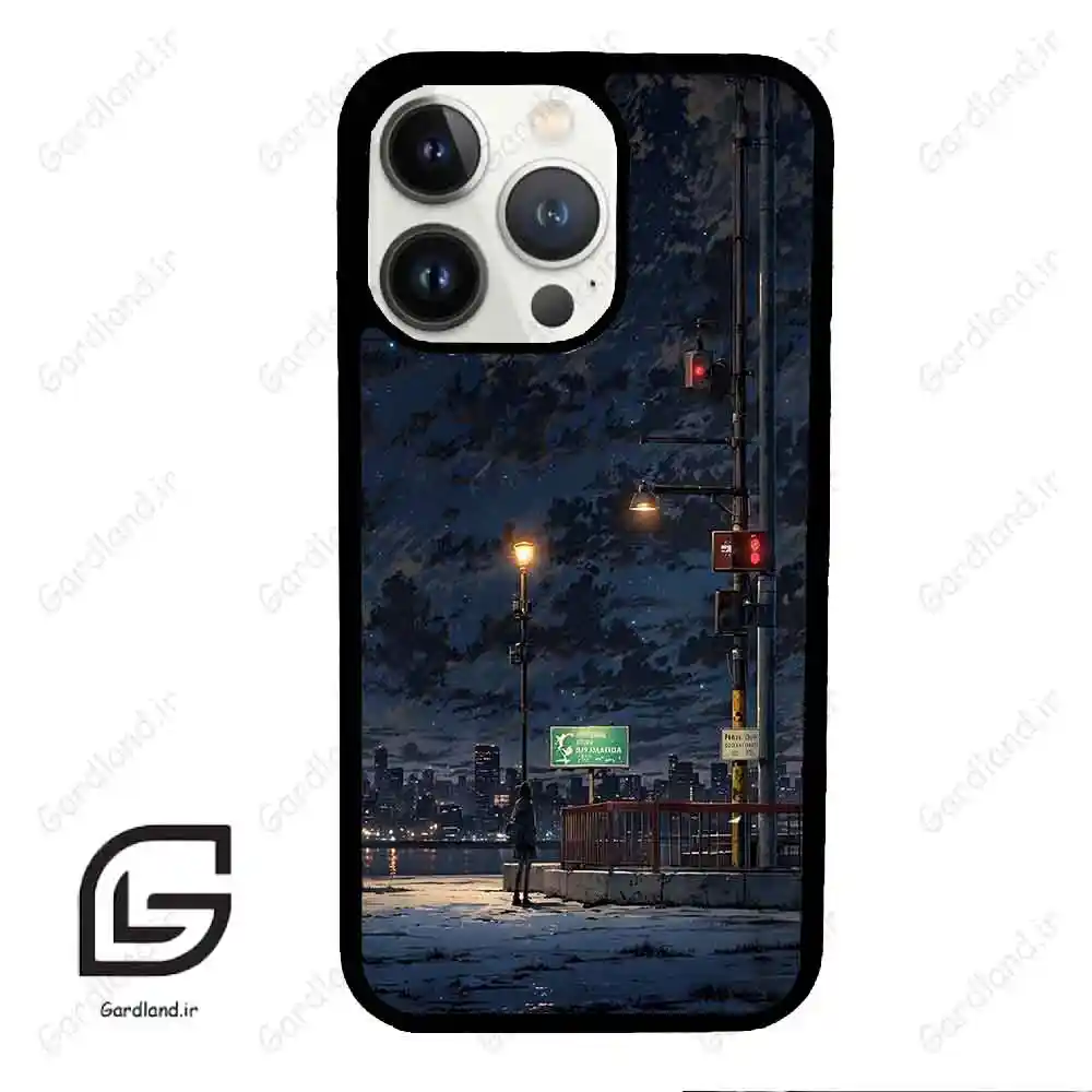 قاب گوشی آیفون 13 پرو (Iphone 13 Pro ) طرح شب کد 2354