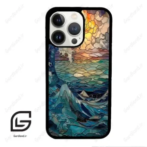 قاب گوشی آیفون 13 پرو (Iphone 13 Pro ) طرح موج کد 2413