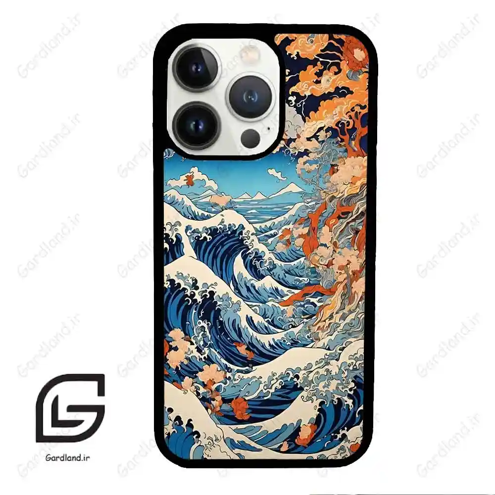قاب گوشی آیفون 13 پرو (Iphone 13 Pro ) طرح موج کد 2418