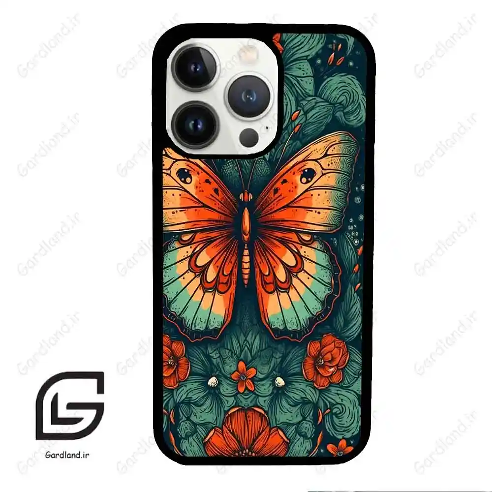قاب گوشی آیفون 13 پرو (Iphone 13 Pro ) طرح پروانه کد 2421