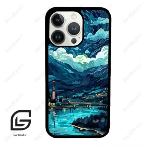 قاب گوشی آیفون 13 پرو (Iphone 13 Pro ) طرح شب کد 2425