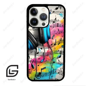 قاب گوشی آیفون 13 پرو (Iphone 13 Pro ) طرح موسیقی کد 2482