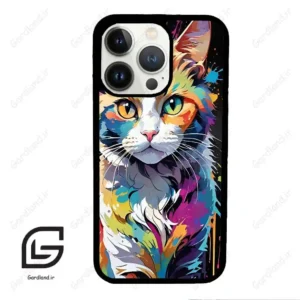 قاب گوشی آیفون 13 پرو (Iphone 13 Pro ) طرح گربه کد 2483