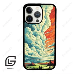 قاب گوشی آیفون 13 پرو (Iphone 13 Pro ) طرح ابرنگی کد 2491