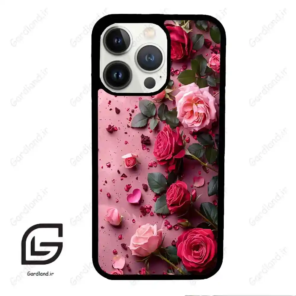 قاب گوشی آیفون 13 پرو (Iphone 13 Pro ) طرح رز کد 2744