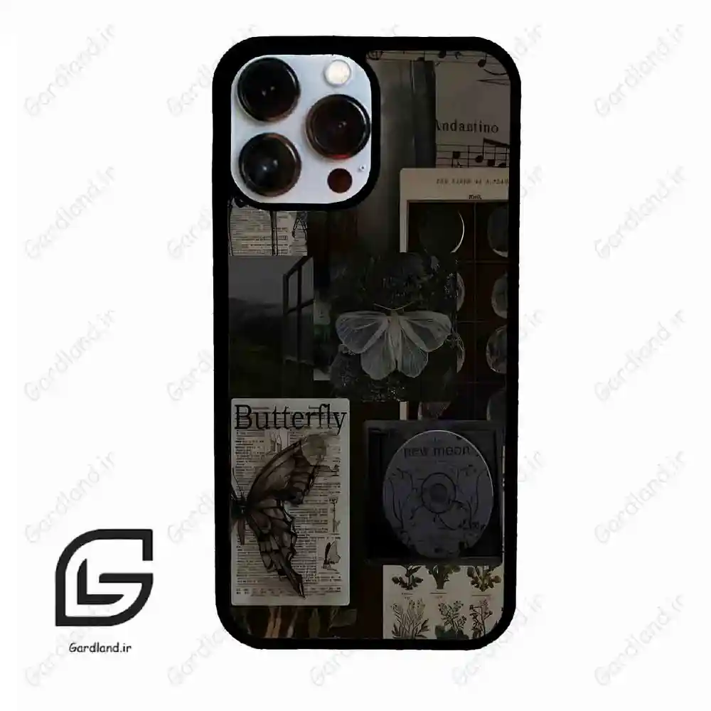قاب گوشی آیفون 13 پرومکس (Iphone 13 Pro Max ) طرح پروانه کد 2096