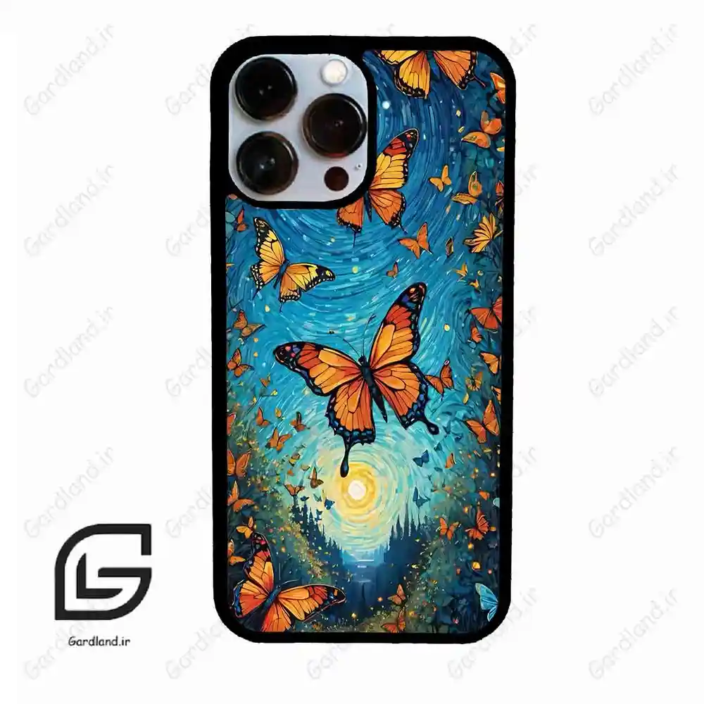 قاب گوشی آیفون 13 پرومکس (Iphone 13 Pro Max ) طرح پروانه کد 2479