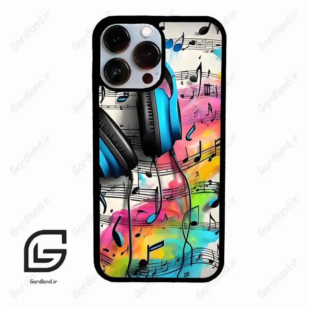 قاب گوشی آیفون 13 پرومکس (Iphone 13 Pro Max ) طرح موسیقی کد 2482