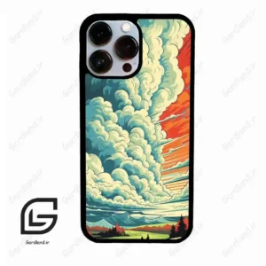 قاب گوشی آیفون 13 پرومکس (Iphone 13 Pro Max ) طرح ابرنگی کد 2491