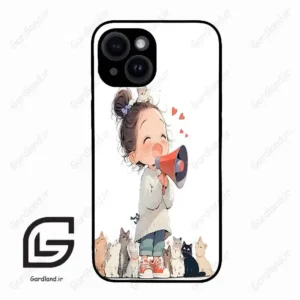 قاب گوشی آیفون 14 (Iphone 14 ) طرح دخترانه کد 2027
