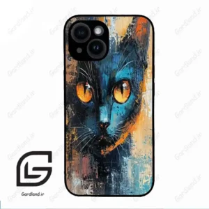 قاب گوشی آیفون 14 (Iphone 14 ) طرح گربه کد 2397