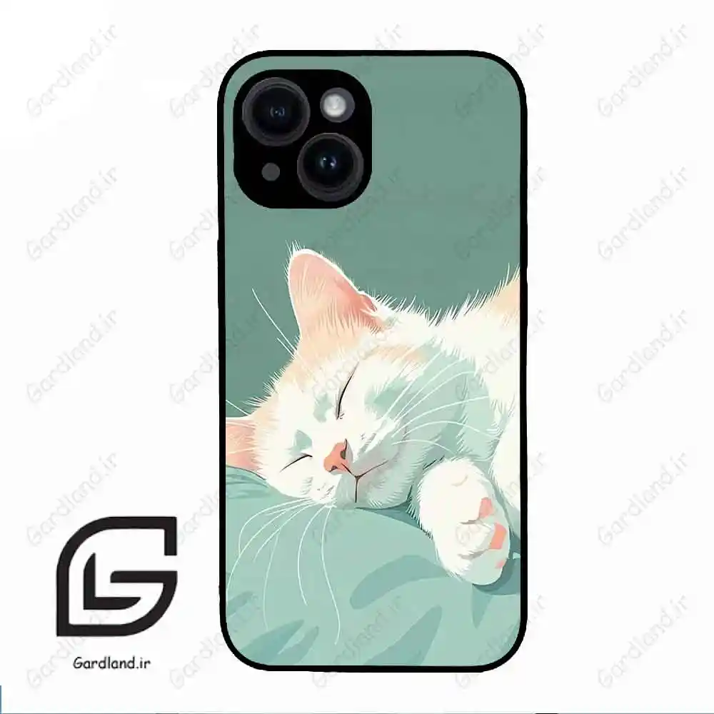 قاب گوشی آیفون 14 (Iphone 14 ) طرح گربه کد 2403
