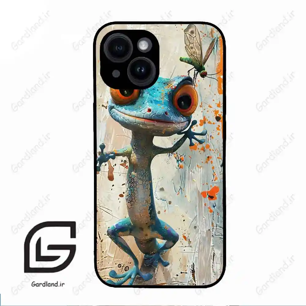 قاب گوشی آیفون 14 (Iphone 14 ) طرح مارمولک کد 2414