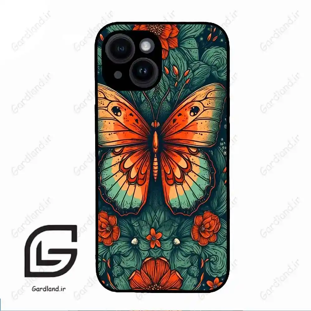 قاب گوشی آیفون 14 (Iphone 14 ) طرح پروانه کد 2421