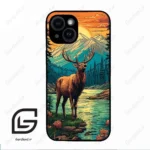 قاب گوشی آیفون 14 (Iphone 14 ) طرح گوزن کد 2471