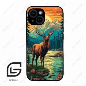 قاب گوشی آیفون 14 (Iphone 14 ) طرح گوزن کد 2471