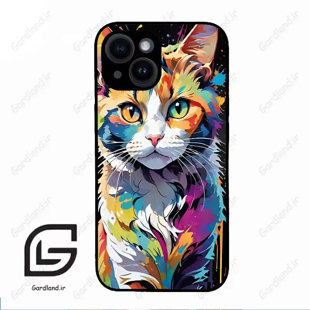 قاب گوشی آیفون 14 (Iphone 14 ) طرح گربه کد 2483