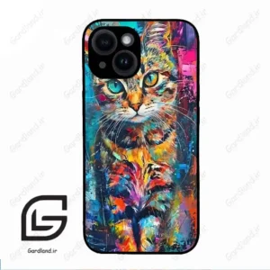 قاب گوشی آیفون 14 (Iphone 14 ) طرح گربه کد 2488