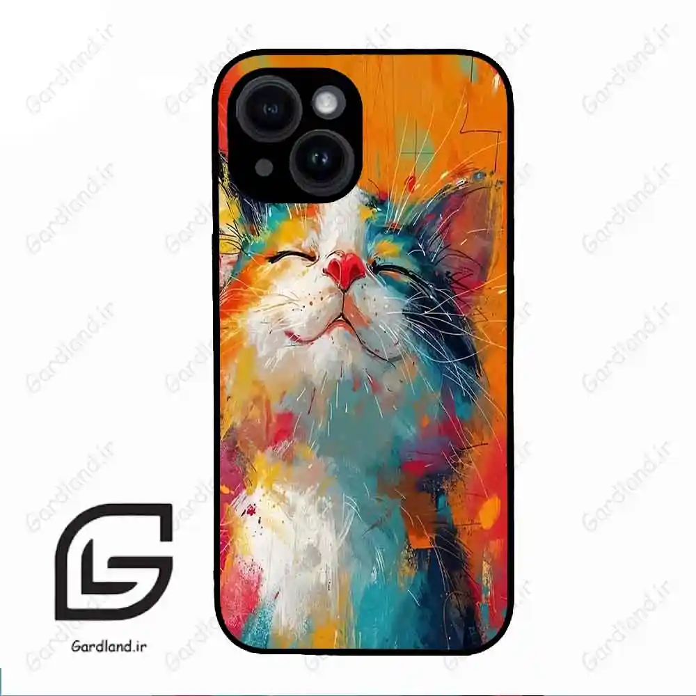 قاب گوشی آیفون 14 (Iphone 14 ) طرح گربه کد 2489