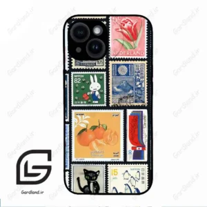 قاب گوشی آیفون 14 (Iphone 14 ) طرح تمبر کد 2603