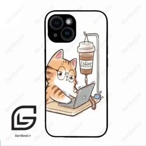 قاب گوشی آیفون 14 (Iphone 14 ) طرح گربه کد 2617