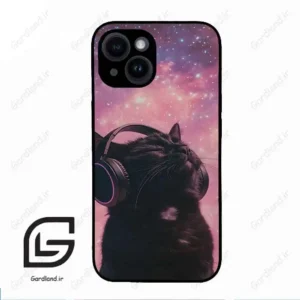 قاب گوشی آیفون 14 (Iphone 14 ) طرح گربه کد 2641
