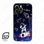 قاب گوشی آیفون 14 پرو (Iphone 14 Pro ) طرح فضانورد کد 2012