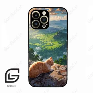 قاب گوشی آیفون 14 پرو (Iphone 14 Pro ) طرح گربه کد 2203