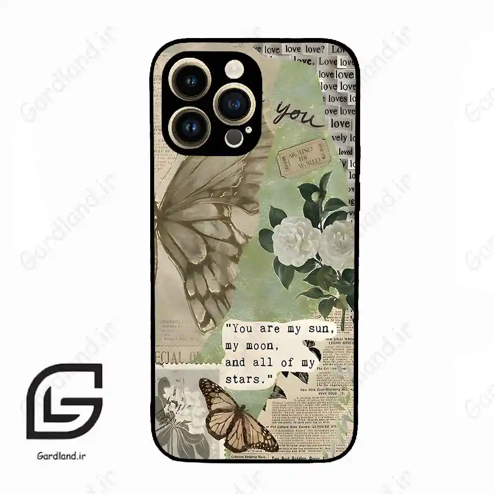 قاب گوشی آیفون 14 پرو (Iphone 14 Pro ) طرح پروانه کد 2244