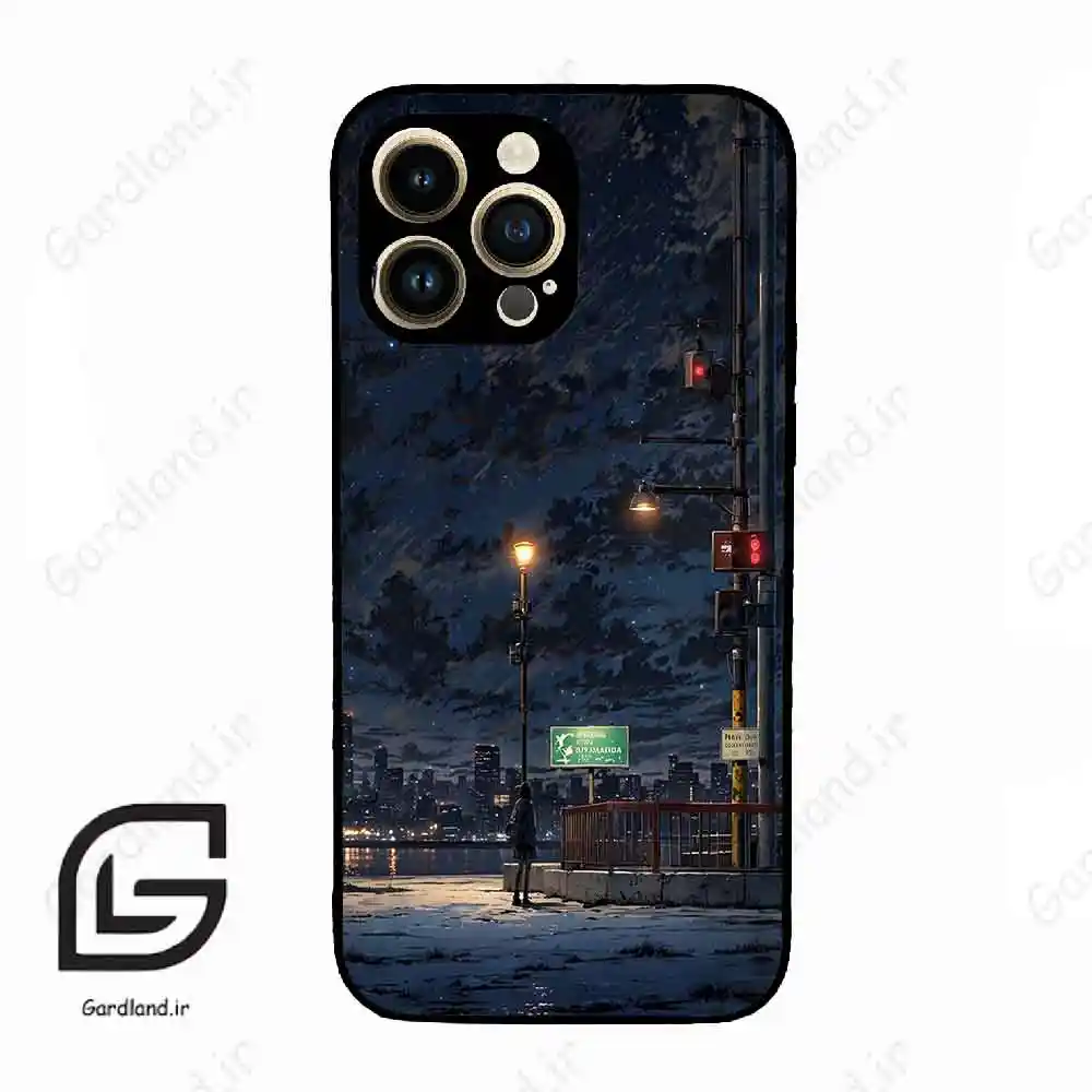 قاب گوشی آیفون 14 پرو (Iphone 14 Pro ) طرح شب کد 2354
