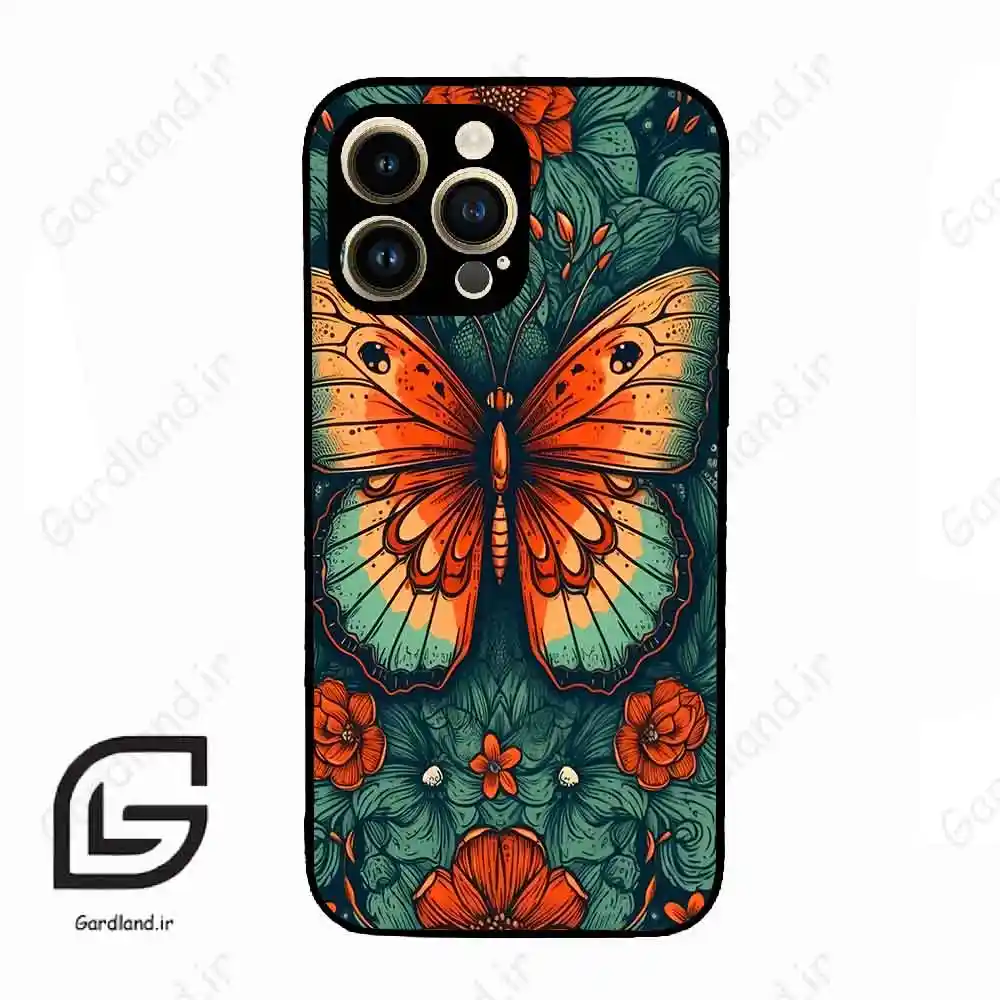 قاب گوشی آیفون 14 پرو (Iphone 14 Pro ) طرح پروانه کد 2421